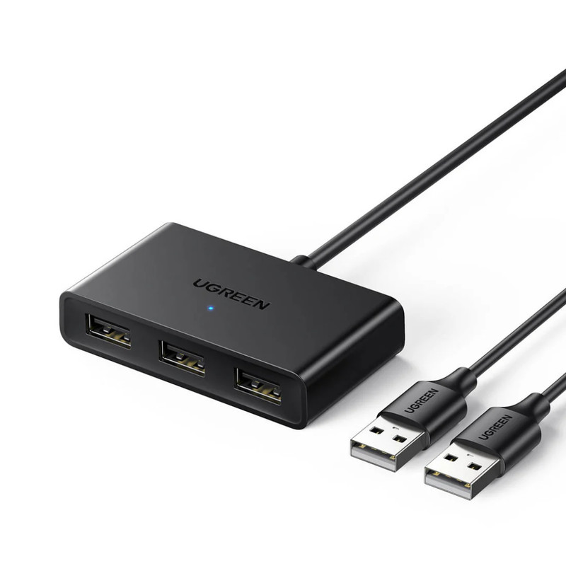 UGreen USB 2.0 Sharing Switch Box (2 In 3 Out)  - موزع